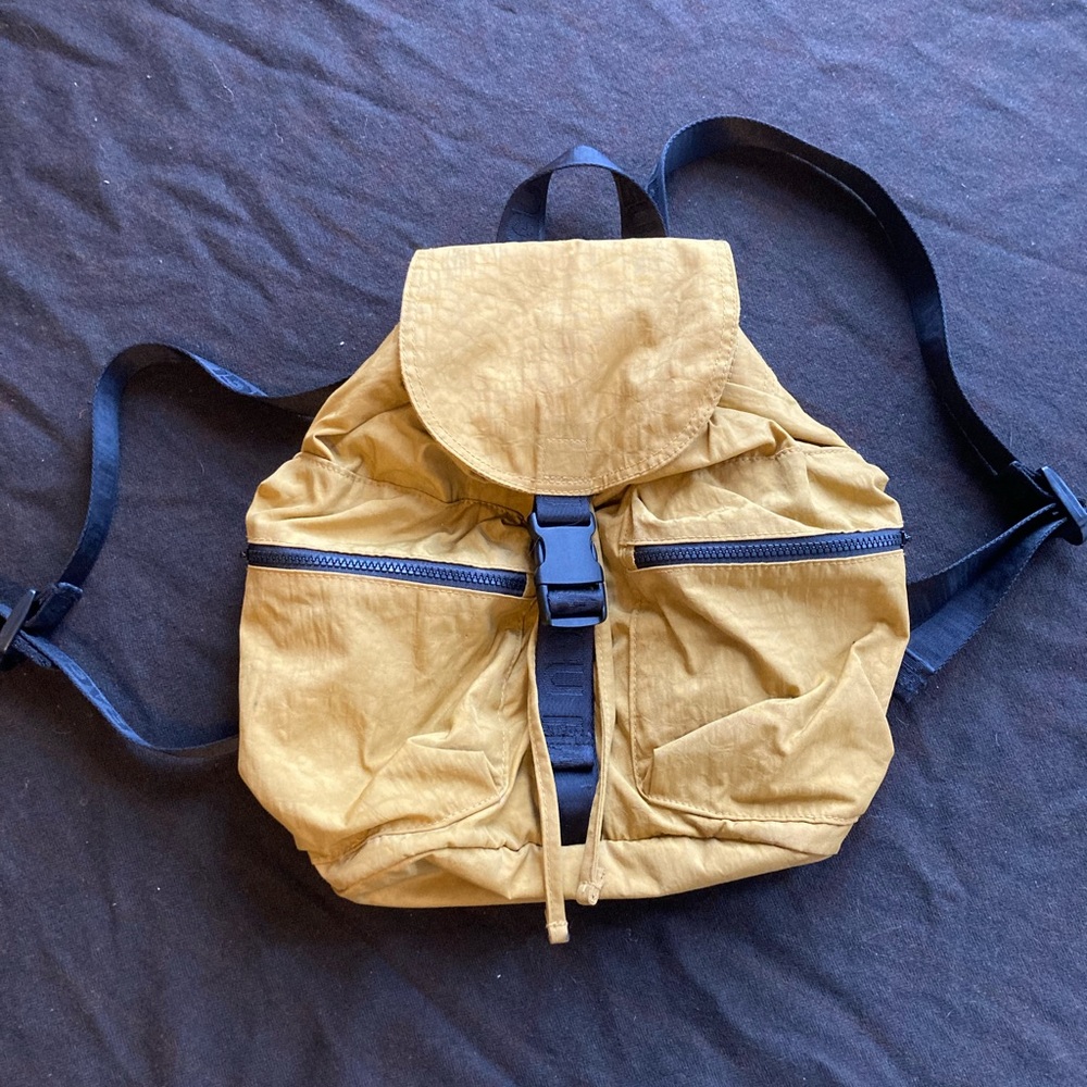 Yellow Baggu Sport Backpack